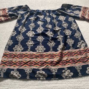 Cute boho off the shoulder dress